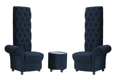 High Back Chairs Black